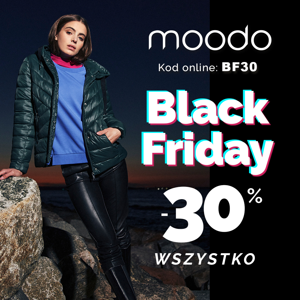 Hity sezonu, które warto kupić na Black Week ze zniżką -30% od Moodo na Domodi.pl